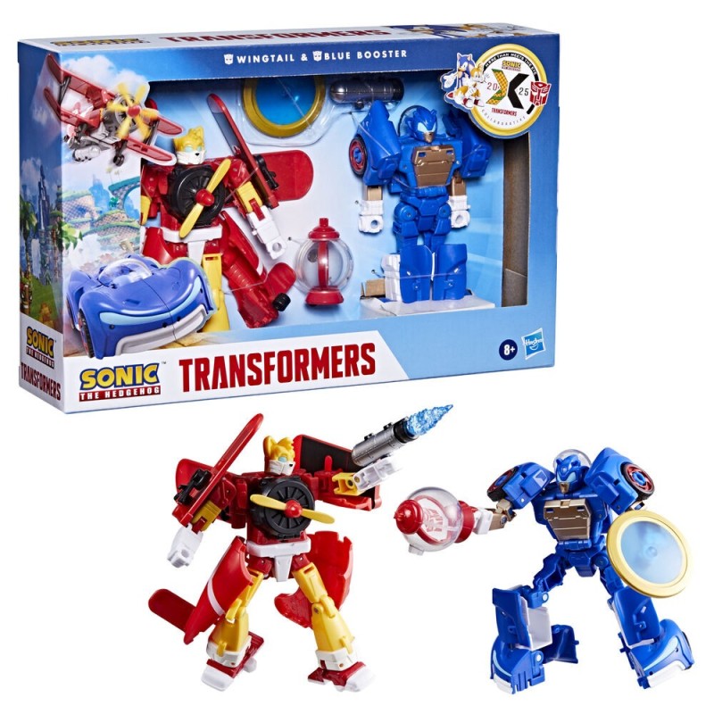 Figuras Wingtail & Blue Booster Sonic the Hedgehog Transformers 12.7cm