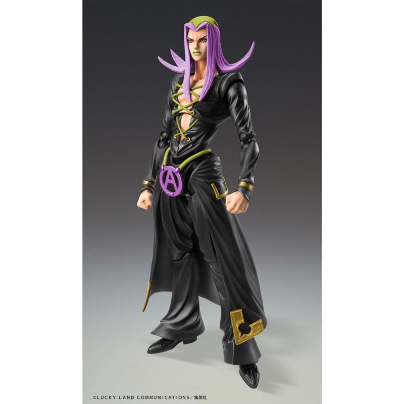 Figura Leone Abbachio Black Chozokado Jojos Bizarre Adventure Golden Wind 16cm