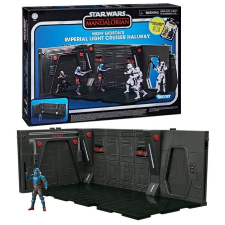 Playset Moff Gideons Imperial Light Cruiser Hallway + figura Mandalorian Privateer Star Wars 9