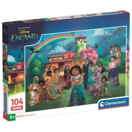 Puzzle super Encanto Disney 104pzs