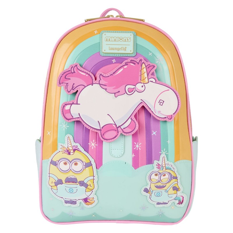 Mochila Fluffy Unicorn Minions Loungefly 30cm