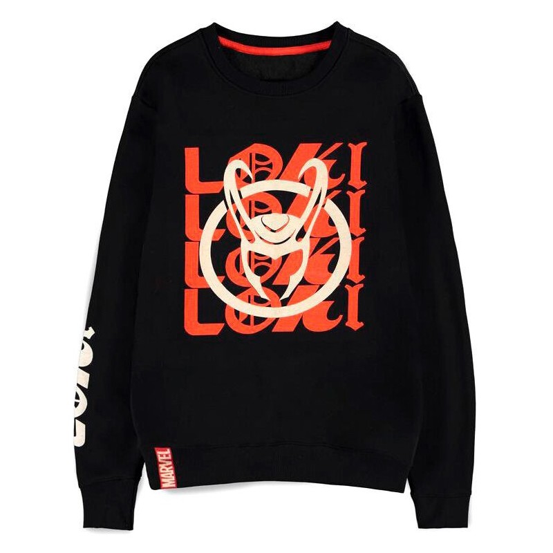 Sudadera Logo Text Loki Marvel
