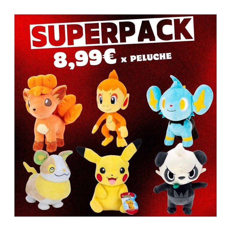 Pack oferta Peluches Pokemon