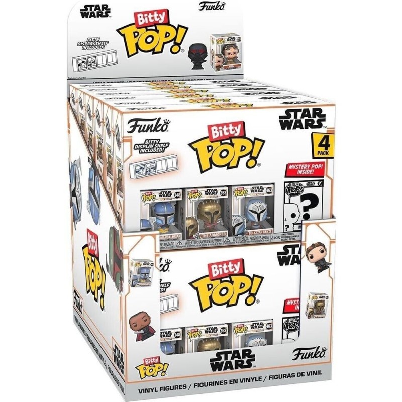 Blister 4 figuras Bitty POP The Mandalorian Star Wars surtido