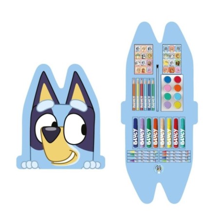 Set papeleria coloreable Bluey