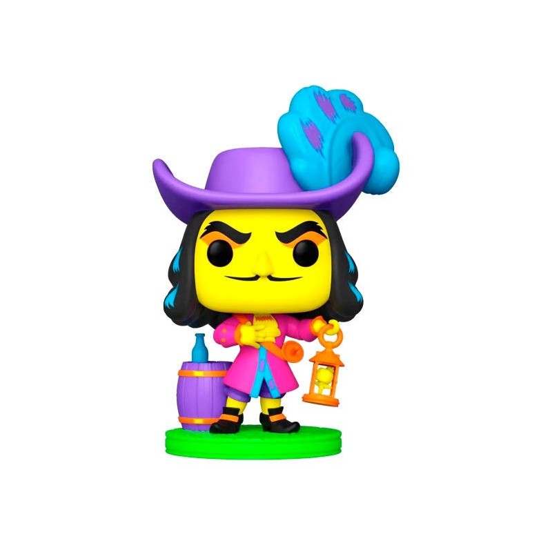 Figura POP Disney Villains Hook Black Light Exclusive