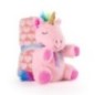 Peluche + Manta suave Unicornio Lily 22cm