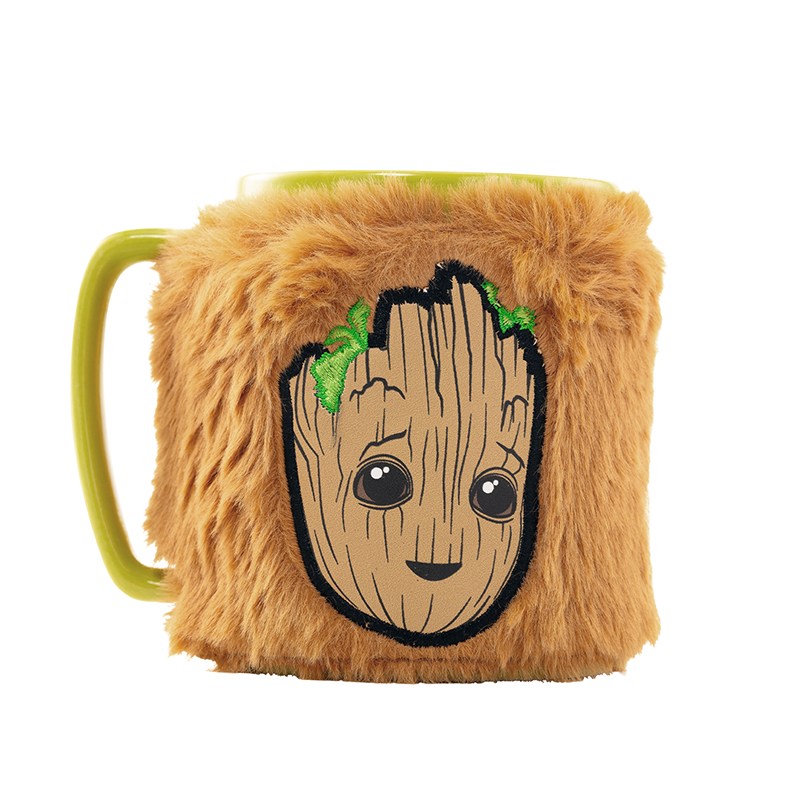 Taza funda de peluche Groot Guardianes de la Galaxia Marvel 440ml
