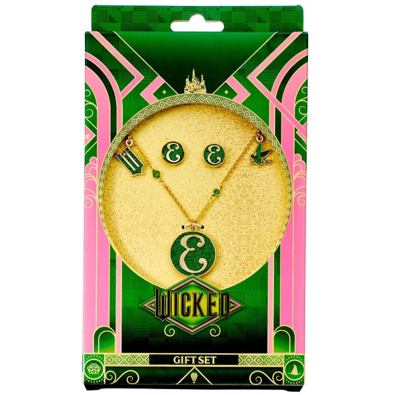 Set Colgante + pendientes Elphaba Wicked