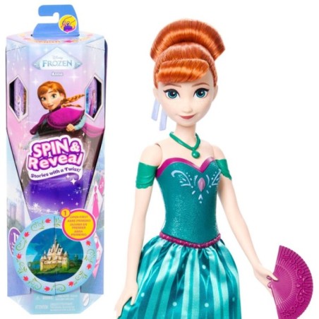 Muñeca Spin And Reveal Anna Frozen Disney