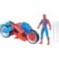 Moto Aracnida + figura Spiderman Epic World of Action Spider-Man Marvel