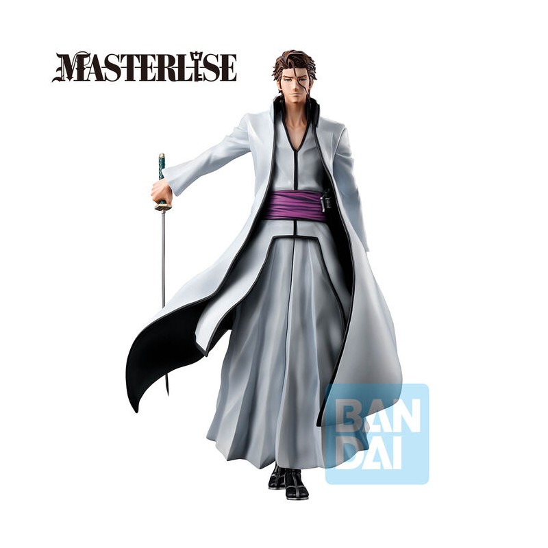 Figura Ichibansho Sosuke Aizen Stirring Souls Vol.1 Thousand Year Blood War Bleach 25cm