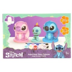 Set 3 Figuras de Escayola para Pintar Stitch Disney
