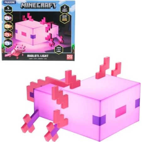 Lampara Ajolote Minecraft 13cm