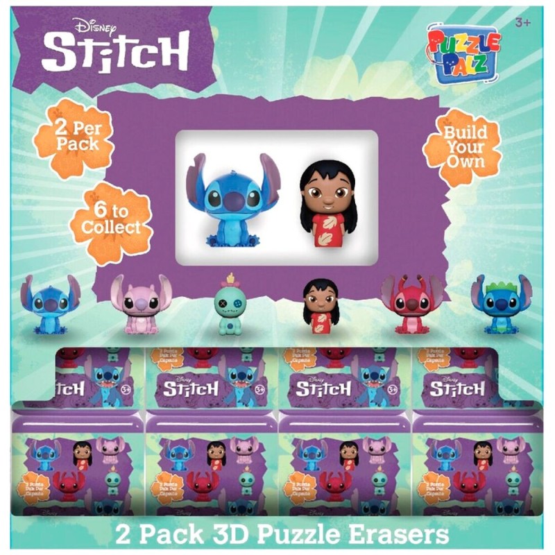 Capsula Puzzle Palz Stitch Disney surtido