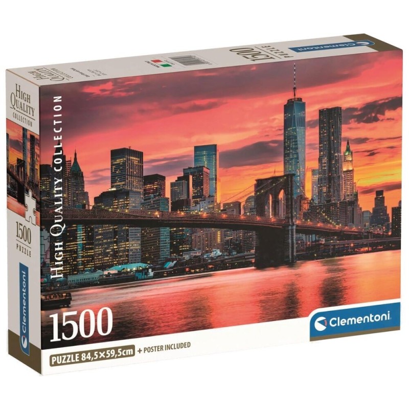 Puzzle East River At Dusk High Quality 1500pzs