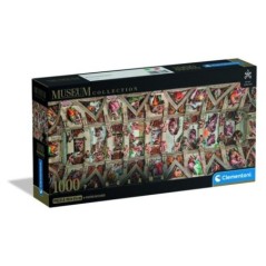 Puzzle Panorama The Sistine Chapel Ceiling Michelangelo Museum 1000pzs