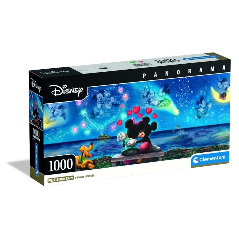 Puzzle Panorama Mickey & Minnie Disney 1000pzs