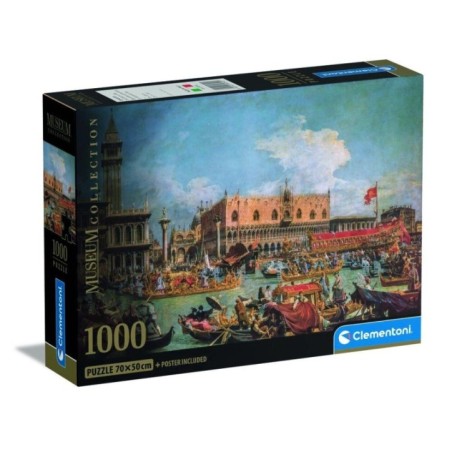 Puzzle The Return of the Bucentaur at the Molo on Ascension Day Canaletto Museum 1000pzs