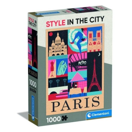 Puzzle Paris Style in the City 1000pzs
