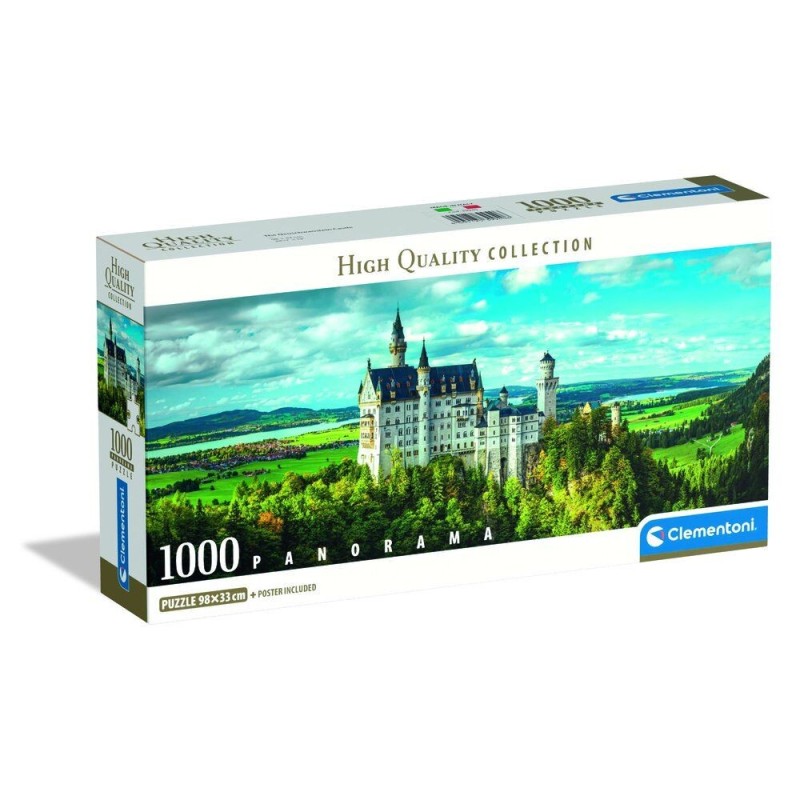Puzzle Panorama The Neuschwanstein Castle High Quality 1000pzs