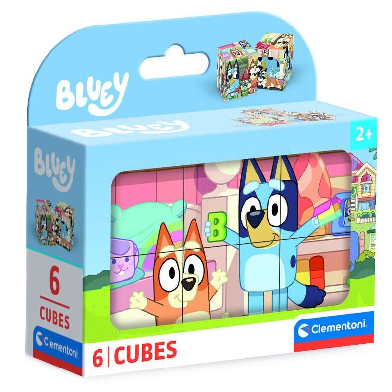 Puzzle cubo Bluey 6pzs