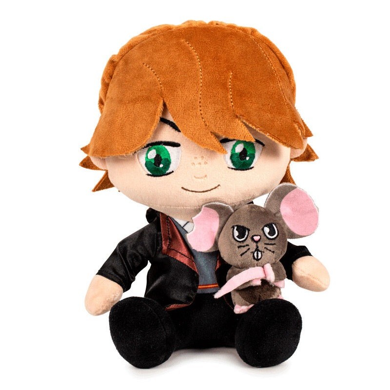 Peluche Ron & Scabbers Harry Potter 25cm