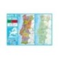 Vade tapete escritorio Mapa Portugal Portugues