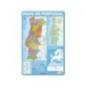 Lamina Educativa Mapa de Portugal portugues