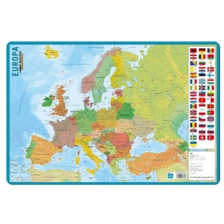 Lamina Educativa Mapa de Europa español