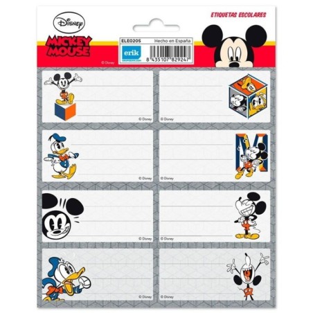 Etiquetas personajes Disney adhesivas