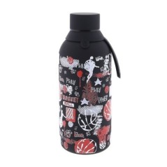 Botella termica Black Basketball 500ml
