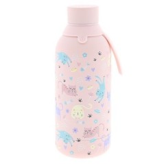 Botella termica Gatos Rosas 500ml