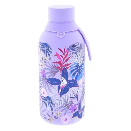 Botella termica Lila Floral Exotico 500ml