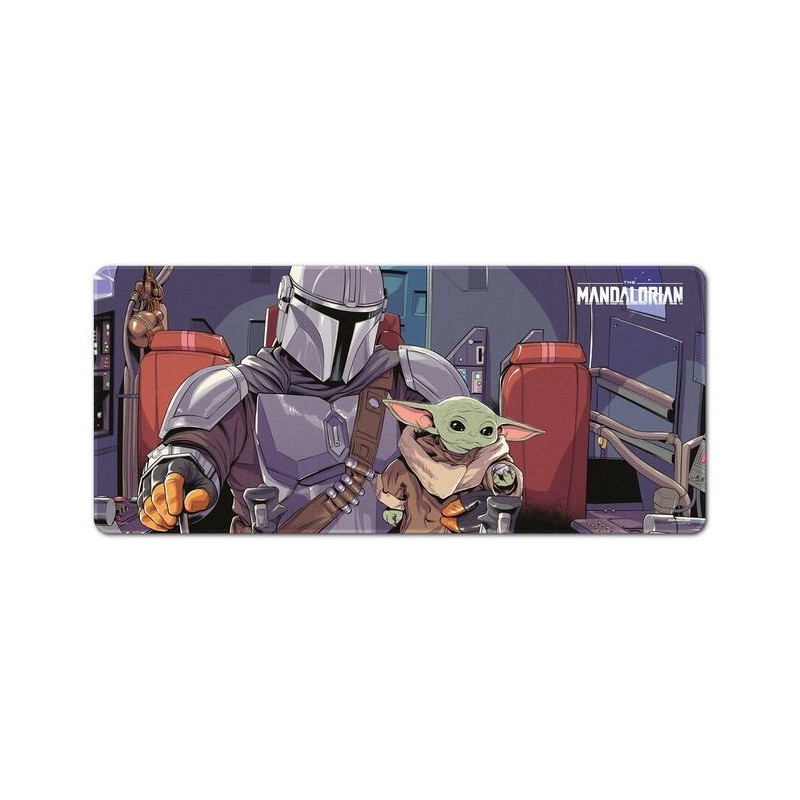 Alfombrilla gaming Mandalorian & Child Star Wars