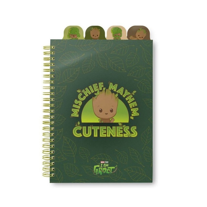 Cuaderno A5 Groot Marvel