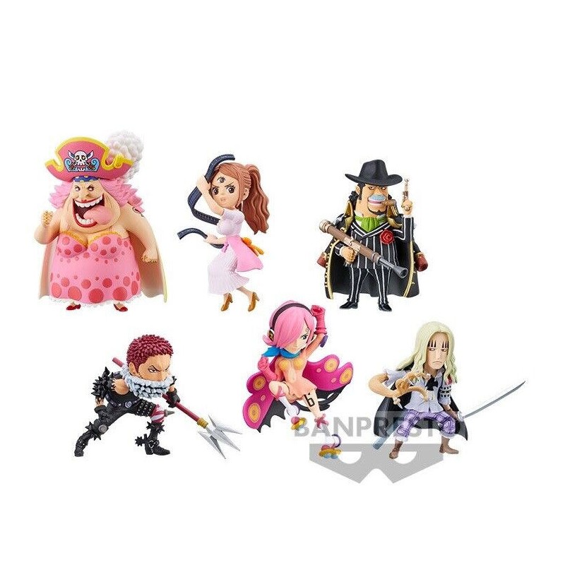 Pack 12 figuras World Collectable Landscapes vol.9 The Great Pirates 100 One Piece 7cm surtido