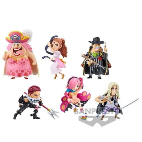 Pack 12 figuras World Collectable Landscapes vol.9 The Great Pirates 100 One Piece 7cm surtido