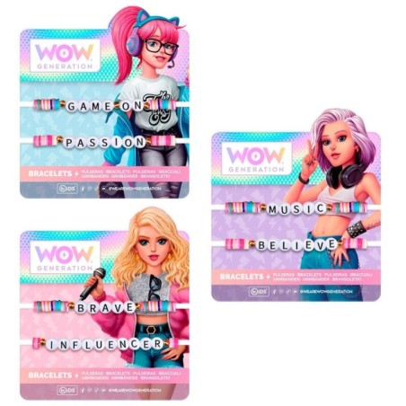 Pulsera mensaje Wow Generation surtido
