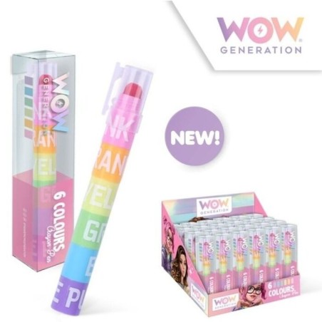 Lapiz 6 colores WOW Generation