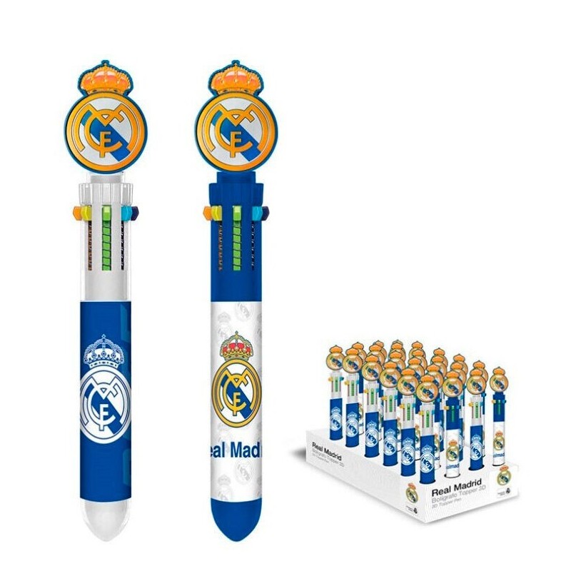 Boligrafo topper 3D Real Madrid surtido