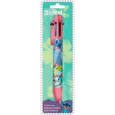 Boligrafo 6 colores Stitch Disney