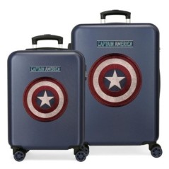 Set 2 Maletas trolley ABS Capitan America Marvel