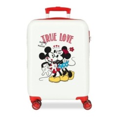 Maleta trolley ABS True Love Mickey & Minnie Disney 55cm