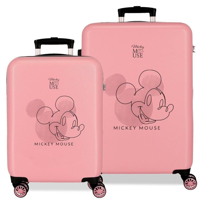 Set 2 Maletas trolley ABS Outline Mickey Disney