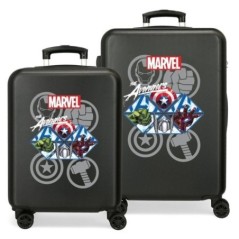 Set 2 Maletas trolley ABS Heroes Los Vengadores Avengers Marvel