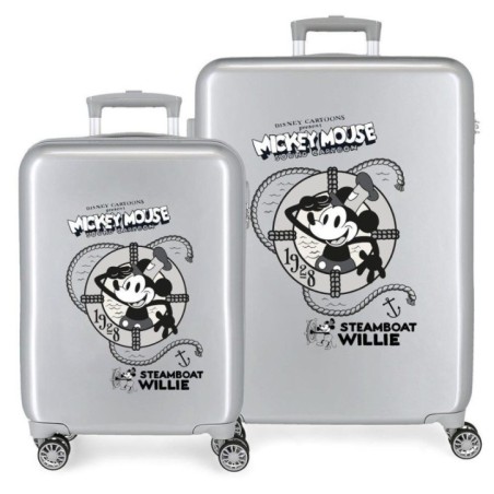 Set 2 Maletas trolley ABS Steamboad Joyful Mickey Disney