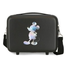 Neceser ABS Silver Mickey Disney adaptable