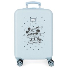Maleta trolley ABS Kisses Mickey & Minnie Disney 55cm