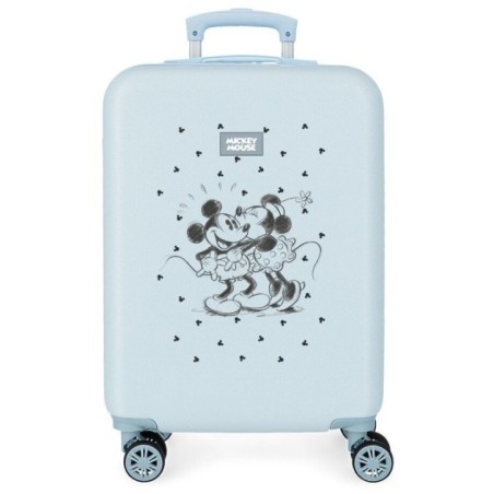 Maleta trolley ABS Kisses Mickey & Minnie Disney 55cm